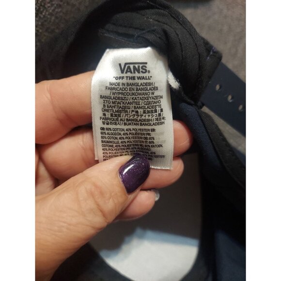 Vans Off The Wall Blue Snapback Hat One Size Fits All Skateboard - Picture 7 of 8